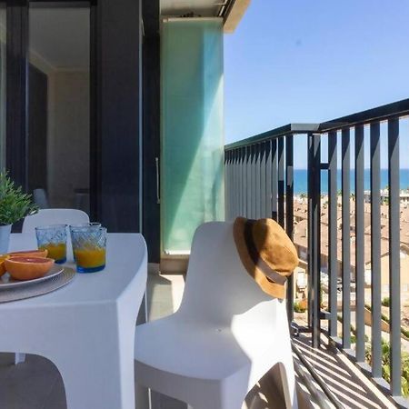 Alboraya Apartamento Con Vista Al Mar Y Piscina Valencia Buitenkant foto