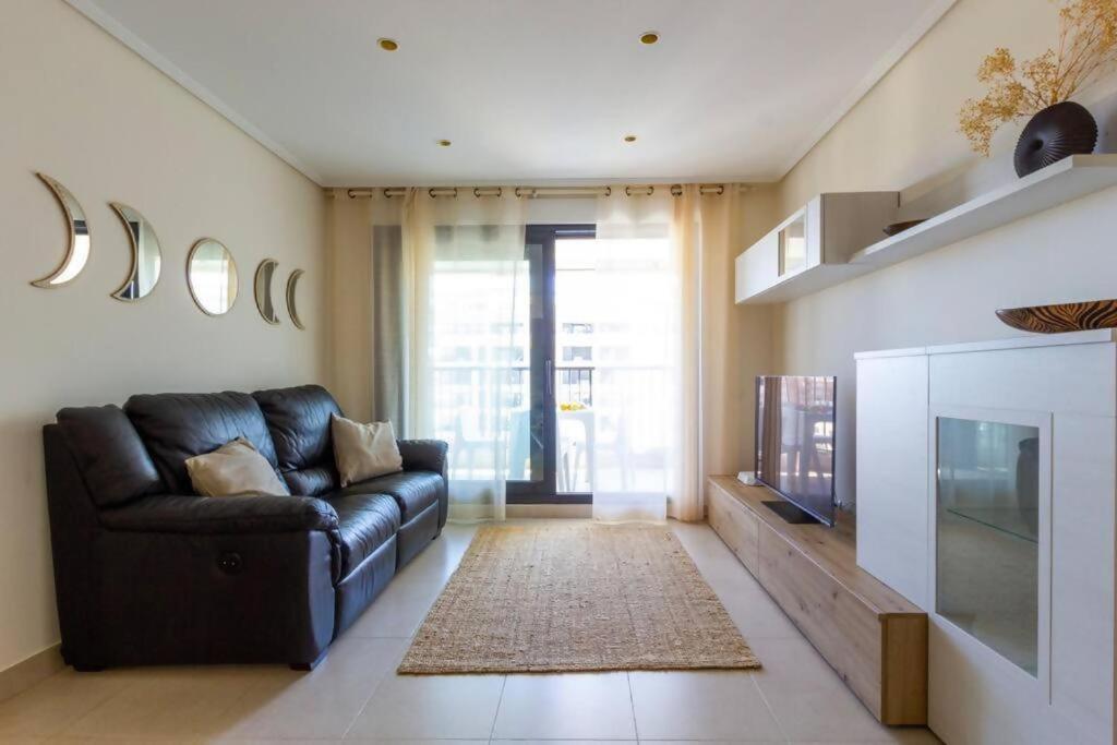 Alboraya Apartamento Con Vista Al Mar Y Piscina Valencia Buitenkant foto