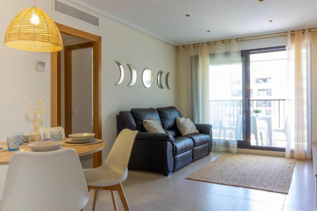 Alboraya Apartamento Con Vista Al Mar Y Piscina Valencia Buitenkant foto