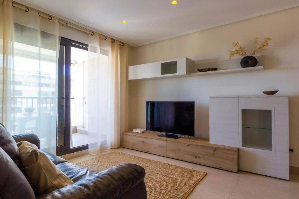 Alboraya Apartamento Con Vista Al Mar Y Piscina Valencia Buitenkant foto