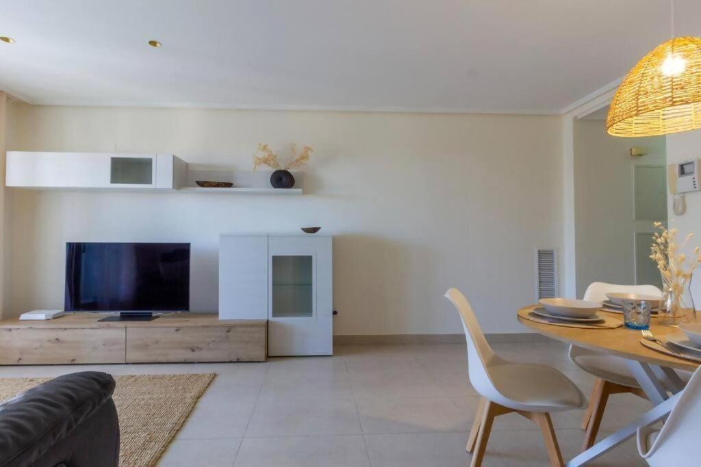 Alboraya Apartamento Con Vista Al Mar Y Piscina Valencia Buitenkant foto